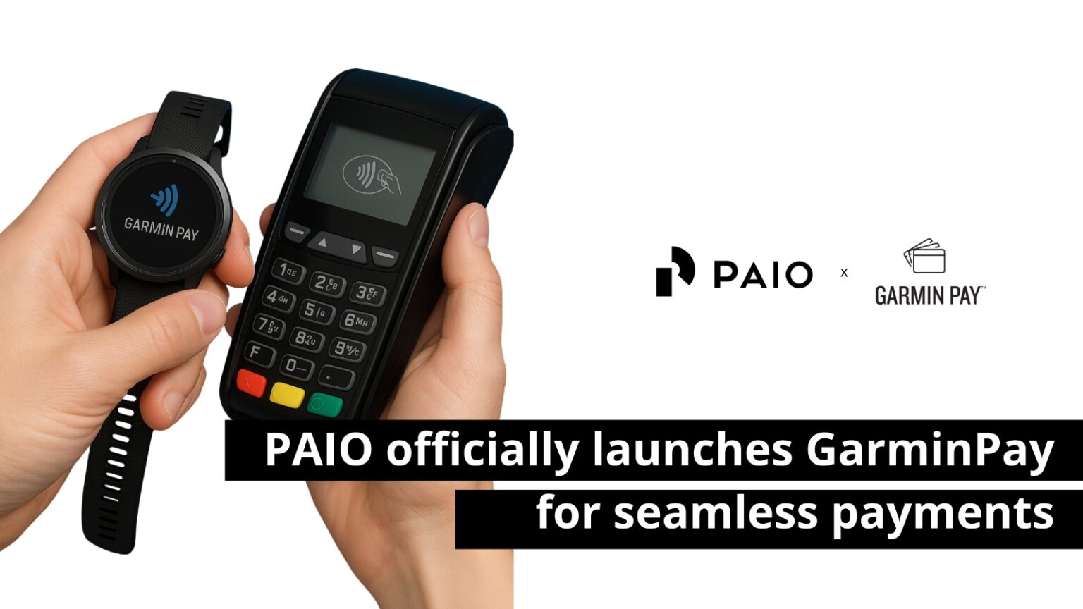 PAIO introduces Garmin Pay as an additional alternative payment method